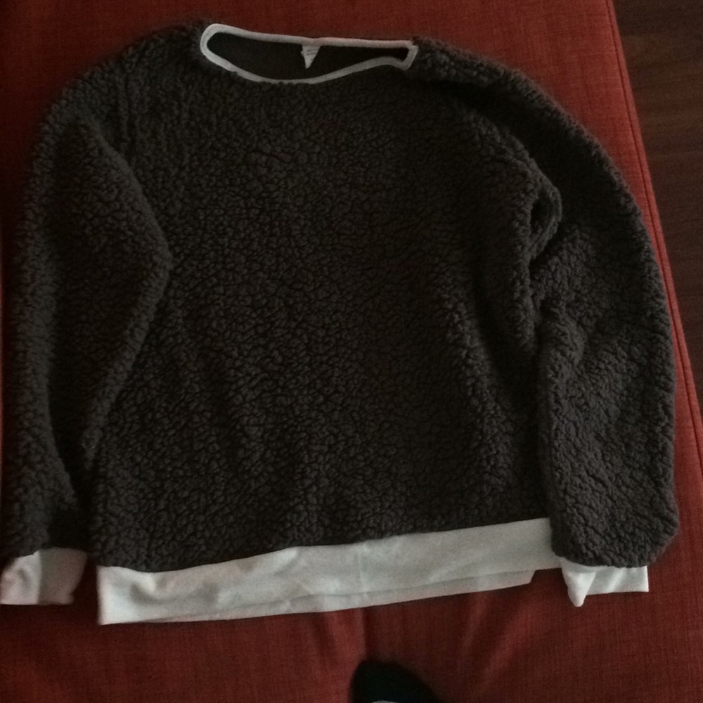 Gray Fuzzy Jacket